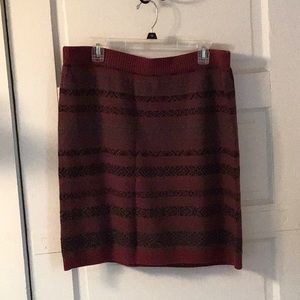 J Jill knit skirt. Size L